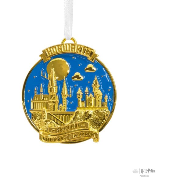 Harry Potter Hogwarts Christmas Ornament, Metal - Picture 6 of 6